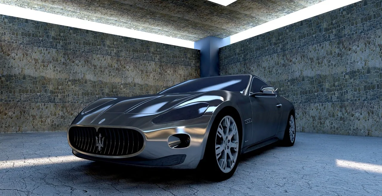 Maserati grise et neuve