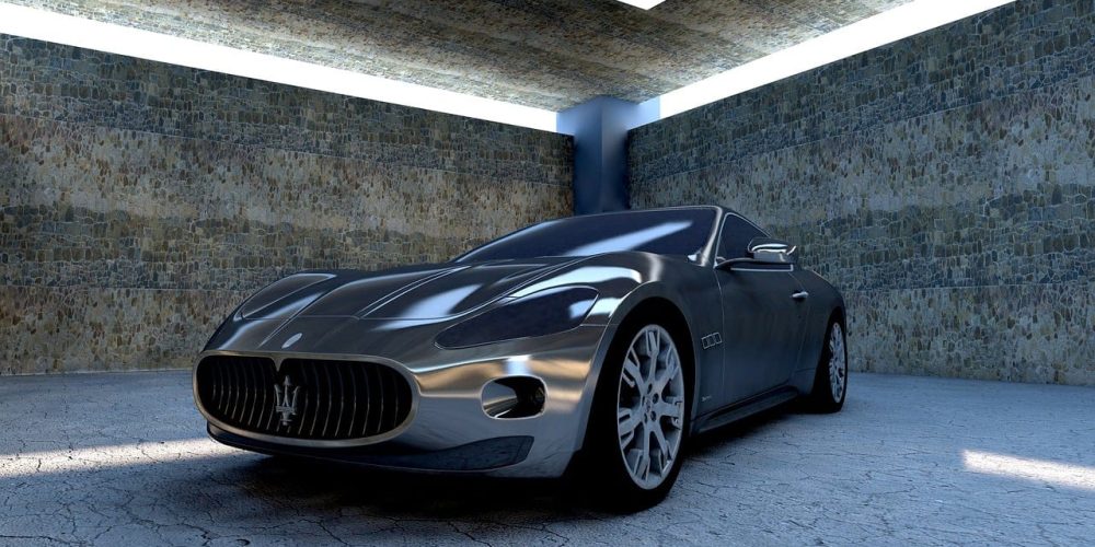 Maserati grise et neuve